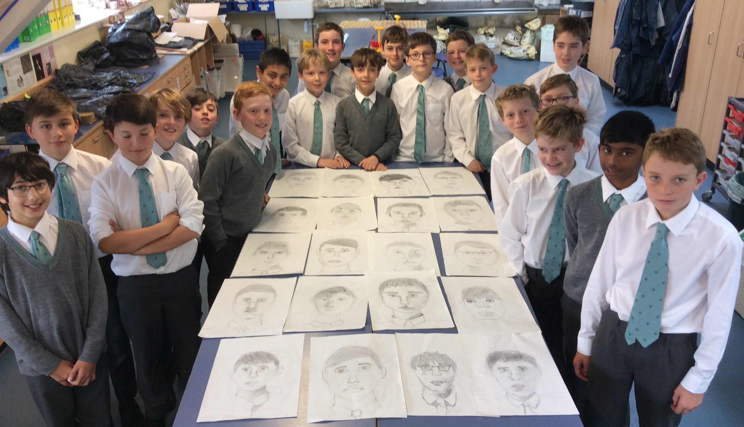 Year 7 Group Portrait Abingdon Prep School