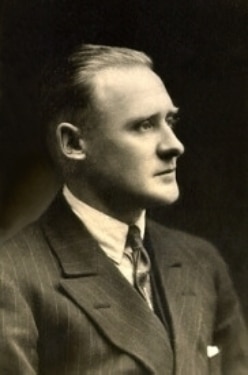 Black and white photo of RJ Mitchell, c. 1940s